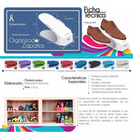 ORGANIZADOR DE ZAPATOS MODERNO X 6 UNIDADES