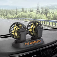 VENTILADORES PLEGABLES PARA CARRO 360°