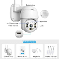 CAMARA GIRATORIA WIFI PARA EXTERIORES 360 GRADOS