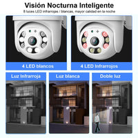CAMARA GIRATORIA WIFI PARA EXTERIORES 360 GRADOS