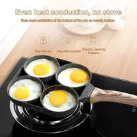 SARTEN ANTIADHERENTE 4 PUESTOS PARA HUEVOS, AREPAS, PANCAKES y MAS…