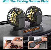VENTILADORES PLEGABLES PARA CARRO 360°