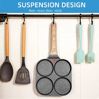 SARTEN ANTIADHERENTE 4 PUESTOS PARA HUEVOS, AREPAS, PANCAKES y MAS…