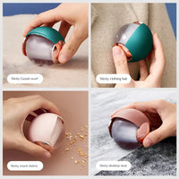 BOLA EN GEL REUTILIZABLE PARA QUITAR PELOS Y MOTAS DE LA ROPA