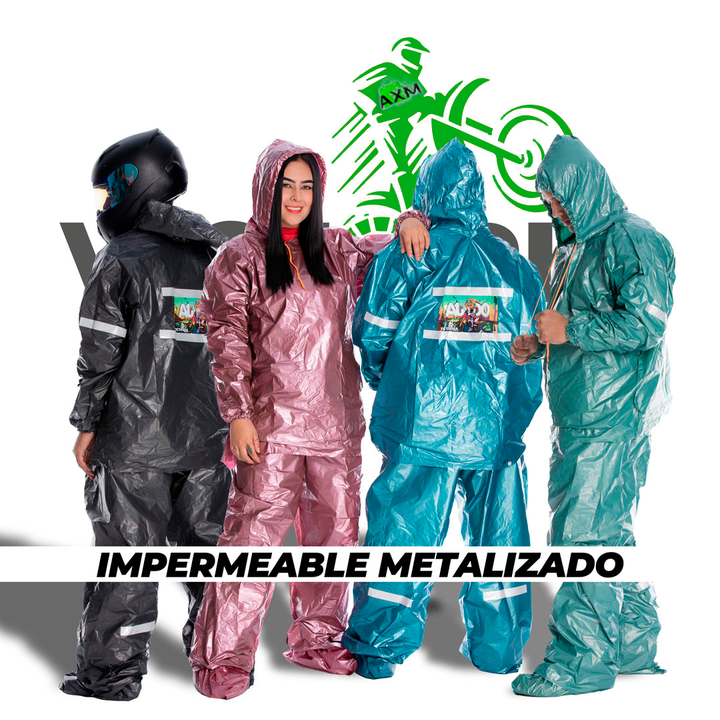 IMPERMEABLE METALIZADO REFLECTIVO